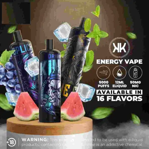 kk Energy 5000 Puffs vape India
