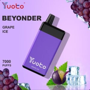 YUOTO BEYONDER 7000 PUFFs India Online grape ice