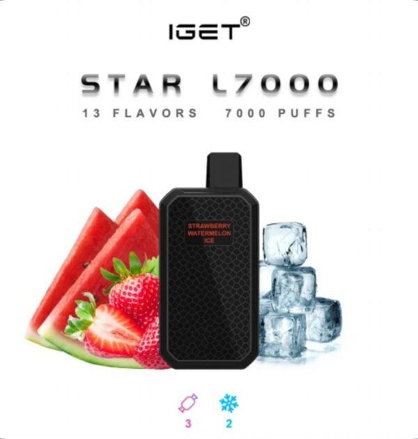 iget star l7000 7000 puffs rechargeable disposable vape at best price